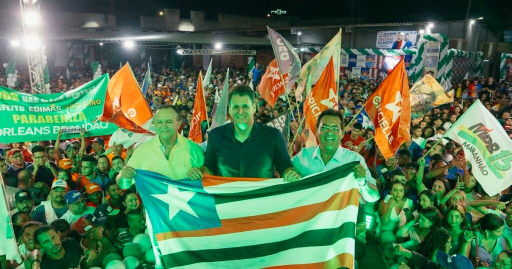Orleans Brandão comemora com multidão em Presidente Dutra crescimento de sua pré-campanha em todo o estado