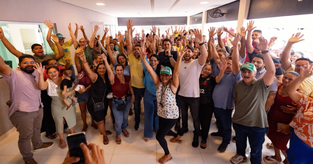 Orleans Brandão recebe apoio de Alanna Abreu em Miranda do Norte durante encontro com lideranças comunitárias