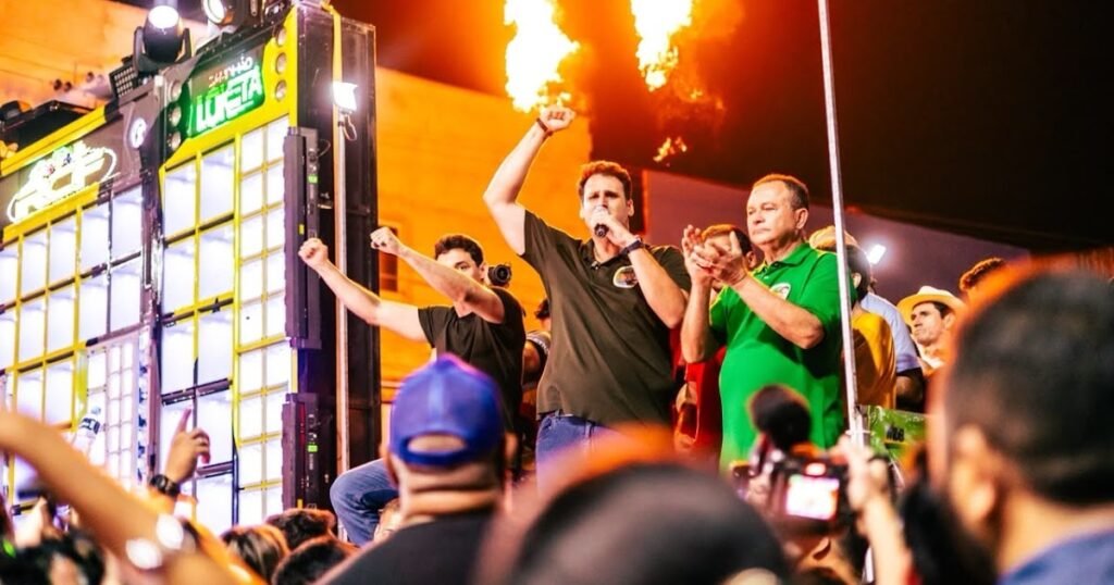São Mateus – Em mega arrastão com mais de 15 mil pessoas, Orleans Brandão lança candidatura e afirma confiança na vitória no primeiro turno