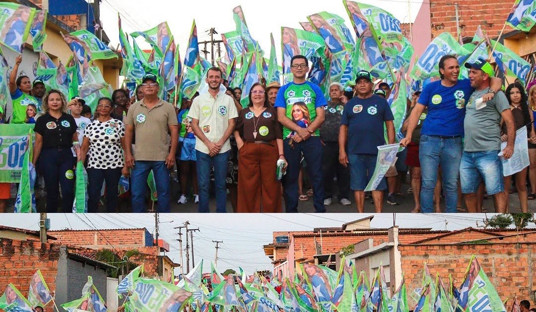 Caminhada vira grande arrastão em apoio à Dra. Natassia Weba, Fábio Macedo, Roseana Sarney e Orleans Brandão